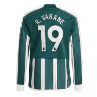 Billiga Manchester United Raphael Varane #19 Borta fotbollskläder 2023-24 Långärmad